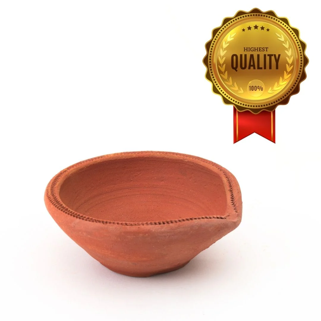 Handcrafted Akhand Diya – Clay/Mitti ka Diya for Pooja & Diwali (1 Pc & 2 Pcs) - Image 7